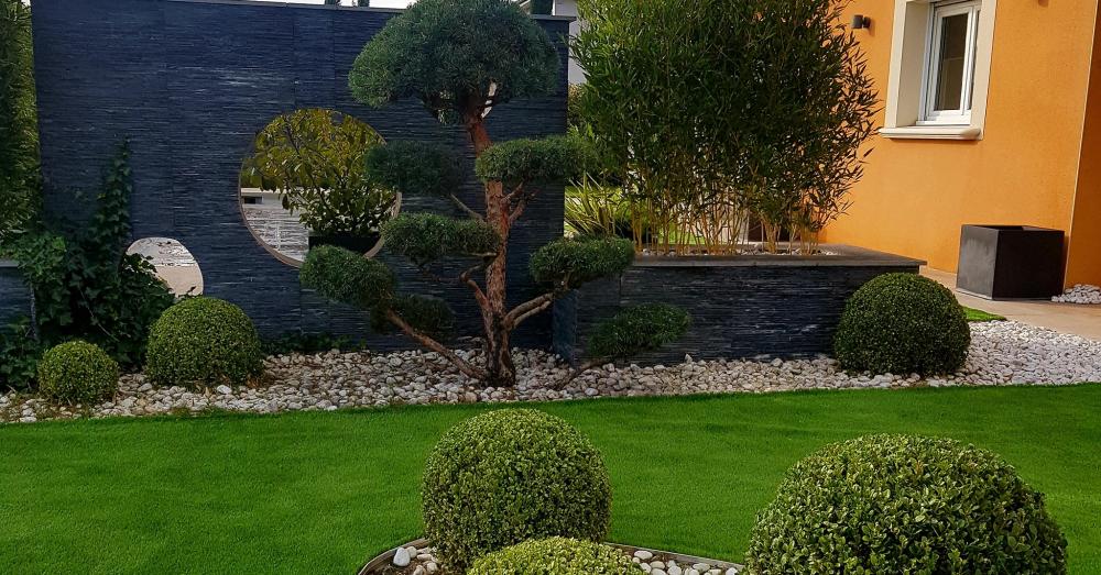 jardin moderne